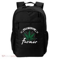 Support Your Local Weed Farmer Funny Cannabis Marijuana Gift Backpack thumb 0