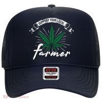 Support Your Local Weed Farmer Funny Cannabis Marijuana Gift Hat thumb 0