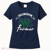 Support Your Local Weed Farmer Funny Cannabis Marijuana Gift Women's T-Shirt thumb 0