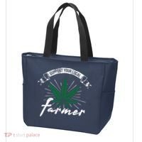 Support Your Local Weed Farmer Funny Cannabis Marijuana Gift Tote Bag thumb 3