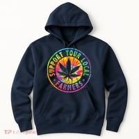 Support Your Local Weed Farmers Cannabis Marijuana Grower Hoodie thumb 0