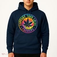 Support Your Local Weed Farmers Cannabis Marijuana Grower Hoodie thumb 2