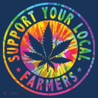 Support Your Local Weed Farmers Cannabis Marijuana Grower T-Shirt thumb 7