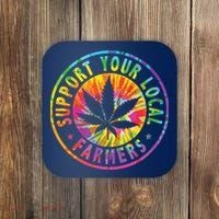 Support Your Local Weed Farmers Cannabis Marijuana Grower Coaster thumb 0