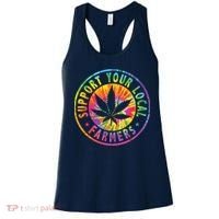 Support Your Local Weed Farmers Cannabis Marijuana Grower Women's Tank Top thumb 0