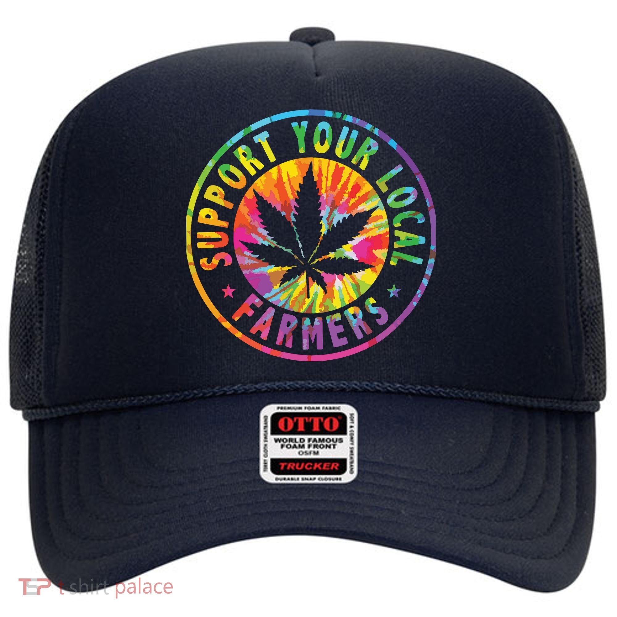 Support Your Local Weed Farmers Cannabis Marijuana Grower Hat