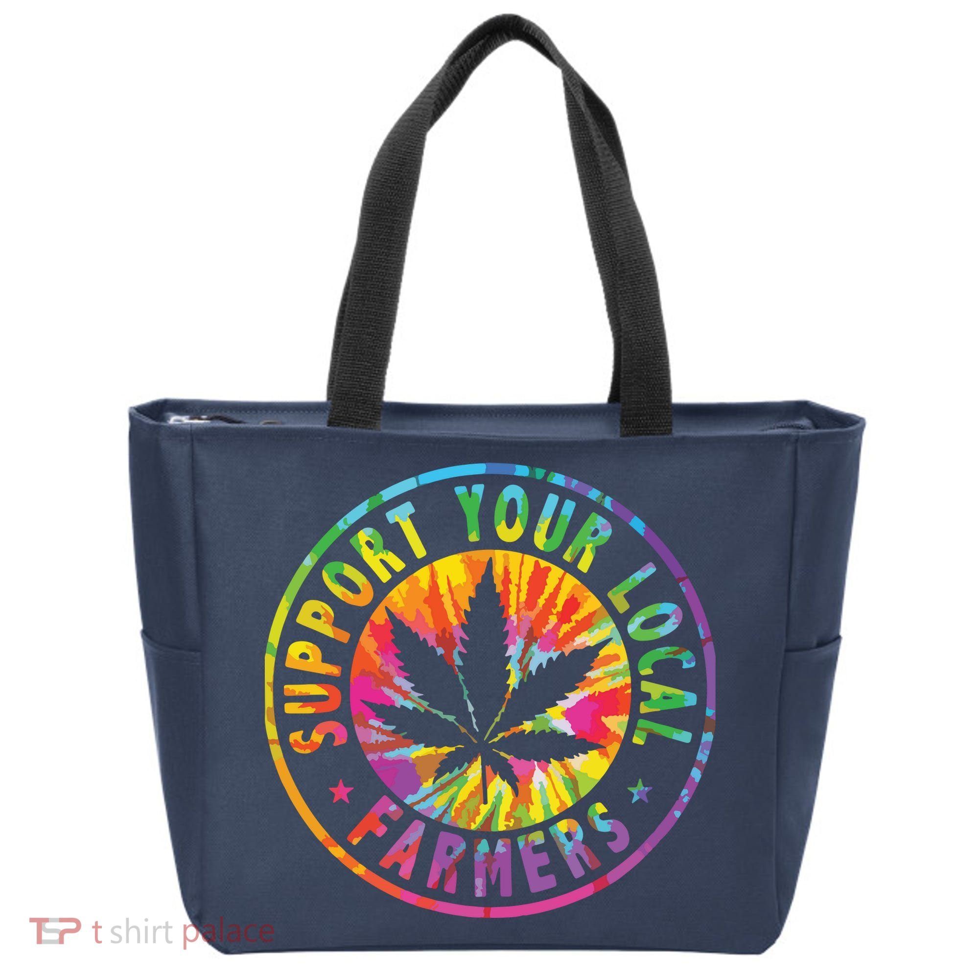 Support Your Local Weed Farmers Cannabis Marijuana Grower Tote Bag
