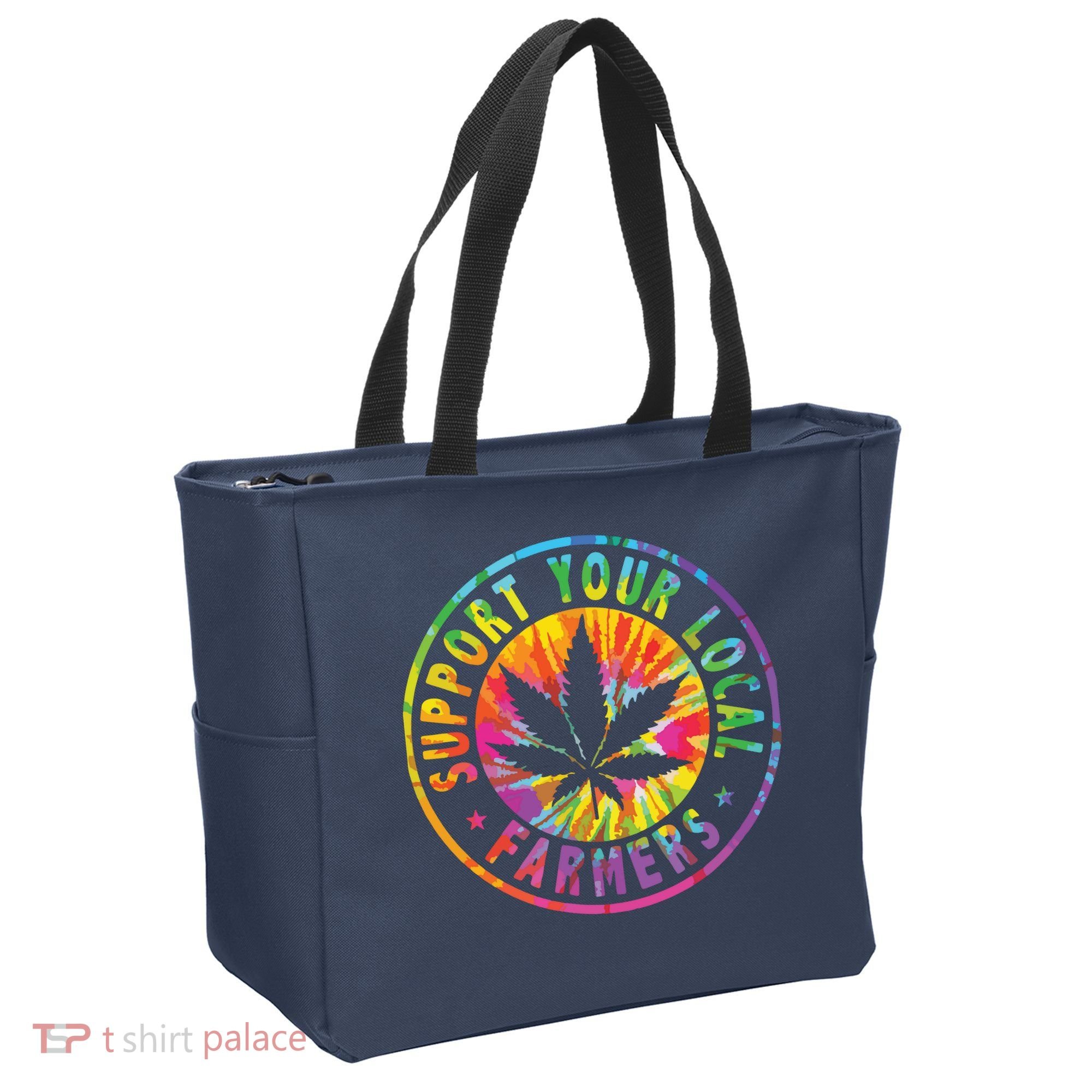 Support Your Local Weed Farmers Cannabis Marijuana Grower Tote Bag