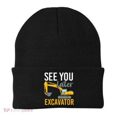 See You Later Excavator Beanie