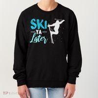 Ski Ya Later Winter Sports Snow Lover Skiing Women's Sweatshirt thumb 0