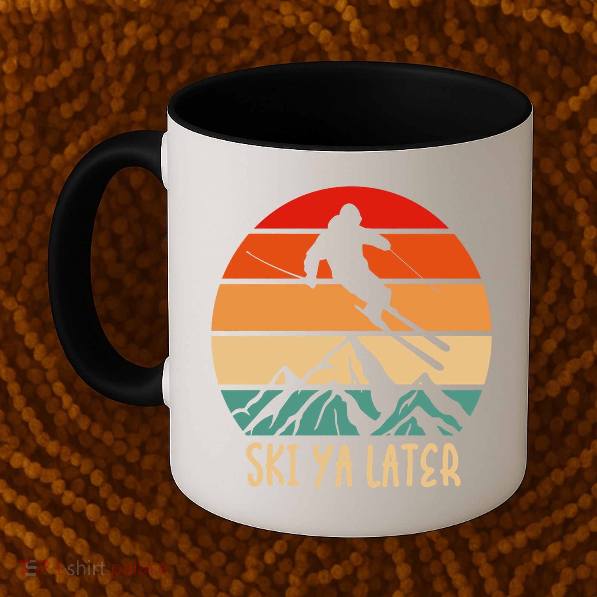Ski Ya Later Winter Sports Snow Lover Skiing Gift Coffee Mug