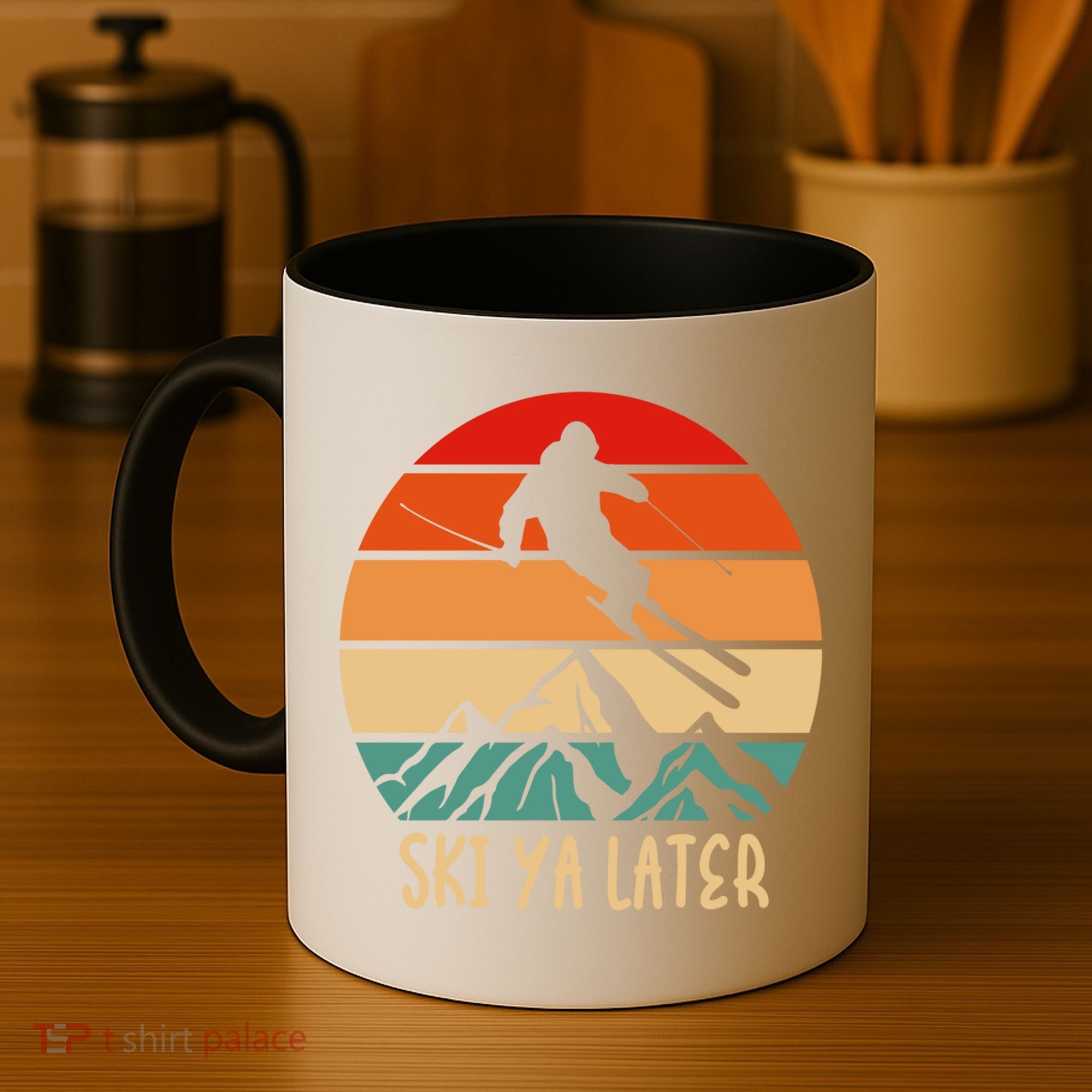 Ski Ya Later Winter Sports Snow Lover Skiing Gift Coffee Mug