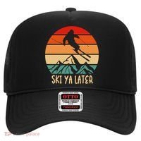 Ski Ya Later Winter Sports Snow Lover Skiing Gift Hat thumb 0