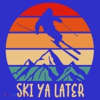 Ski Ya Later Winter Sports Snow Lover Skiing Gift Long Sleeve Shirt thumb 2