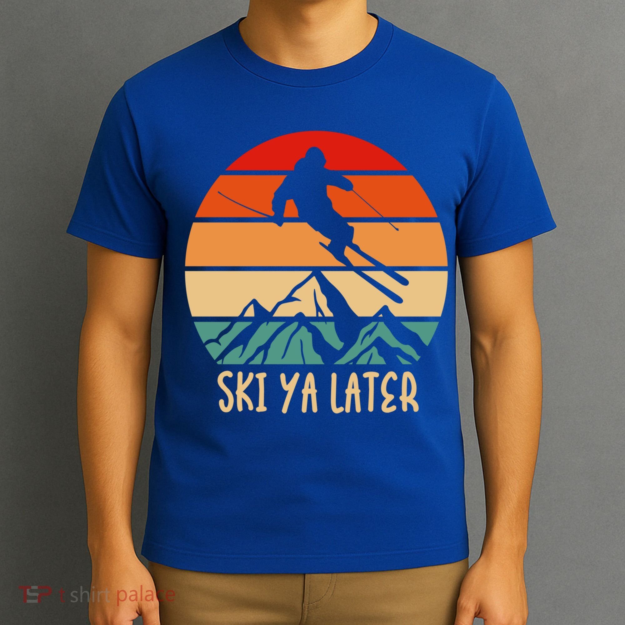 Ski Ya Later Winter Sports Snow Lover Skiing Gift T-Shirt