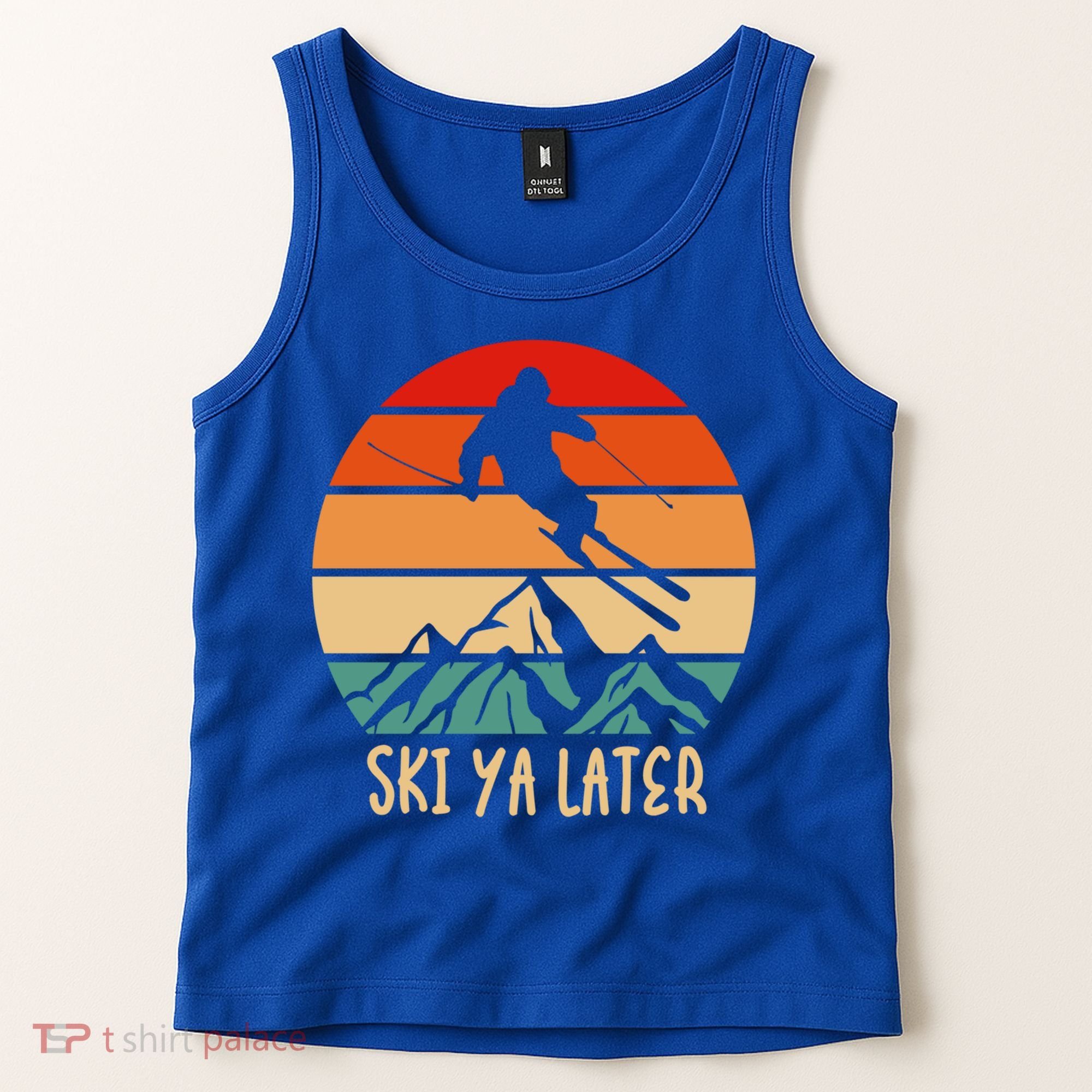 Ski Ya Later Winter Sports Snow Lover Skiing Gift Tank Top