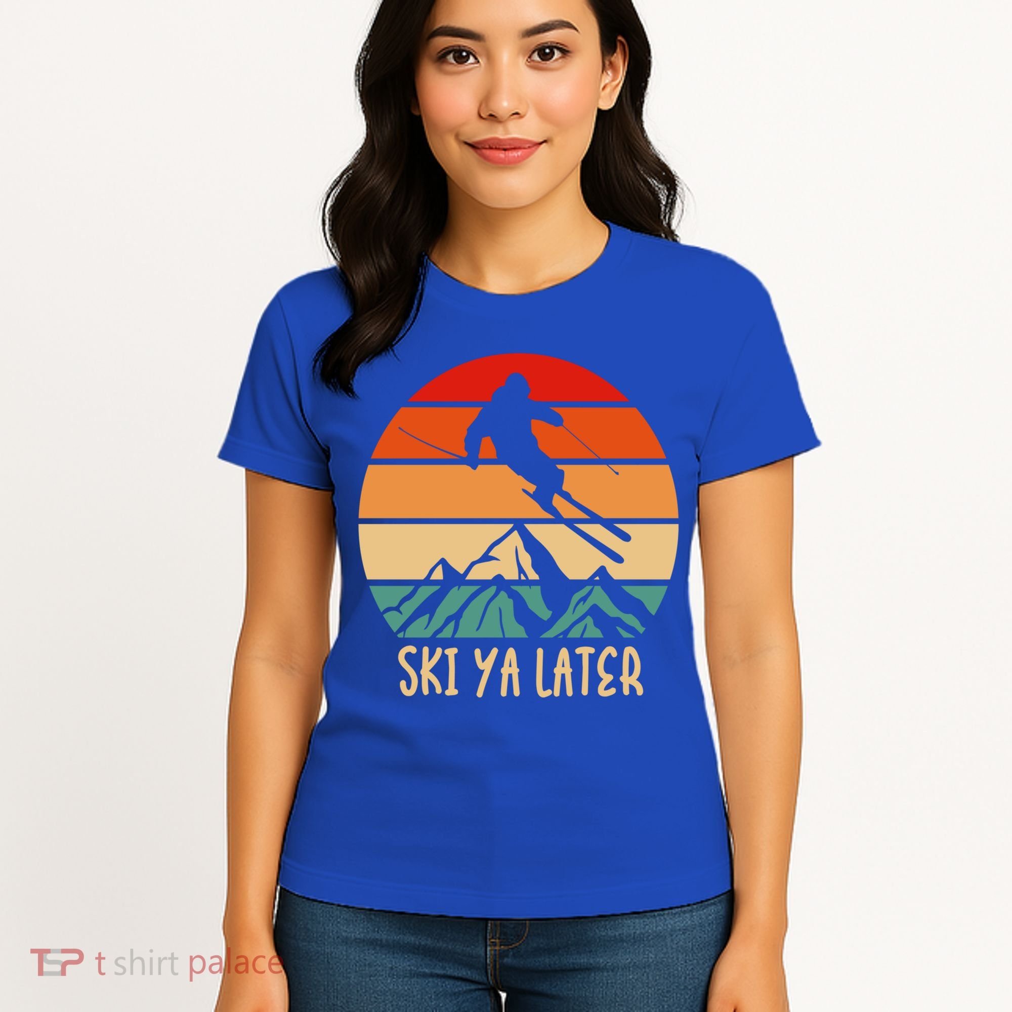 Ski Ya Later Winter Sports Snow Lover Skiing Gift Women's T-Shirt