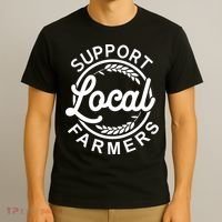 Support Your Local Farmer Grain Gift T-Shirt thumb 3