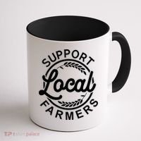 Support Your Local Farmer Grain Gift Coffee Mug thumb 1