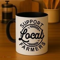 Support Your Local Farmer Grain Gift Coffee Mug thumb 4