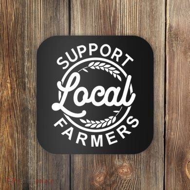 Support Your Local Farmer Grain Gift Coaster