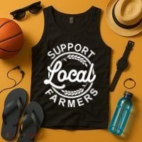 Support Your Local Farmer Grain Gift Tank Top thumb 4