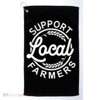 Support Your Local Farmer Grain Gift Golf Towel thumb 0