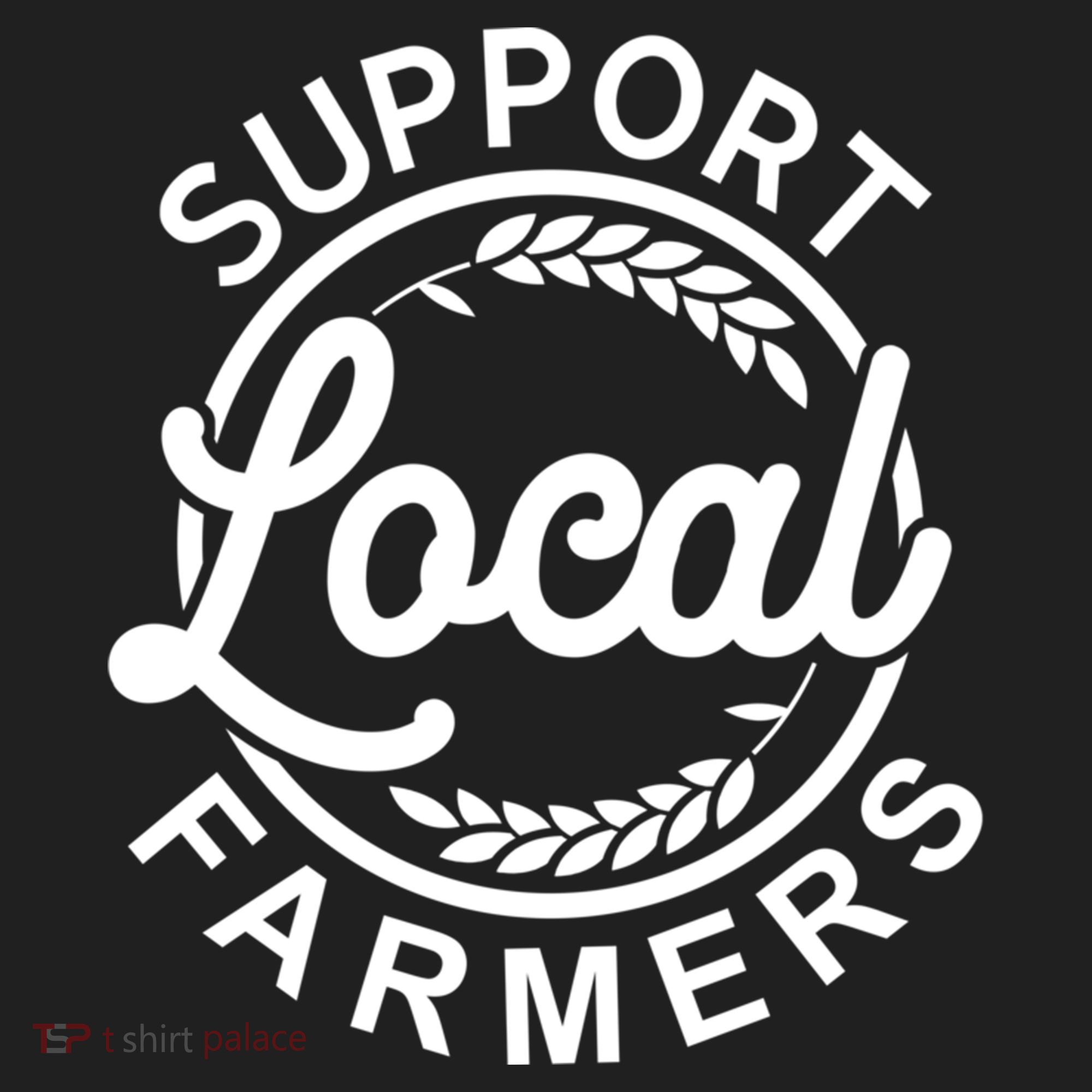 Support Your Local Farmer Grain Gift Golf Towel