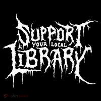Support Your Local Library Metal Theme Women's Hoodie thumb 2