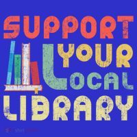 Support Your Local Library Book Readers Lovers Gift Mousepad thumb 1