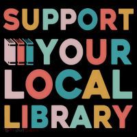 Support Your Local Library Book Lovers Librarian Retro Polo thumb 3