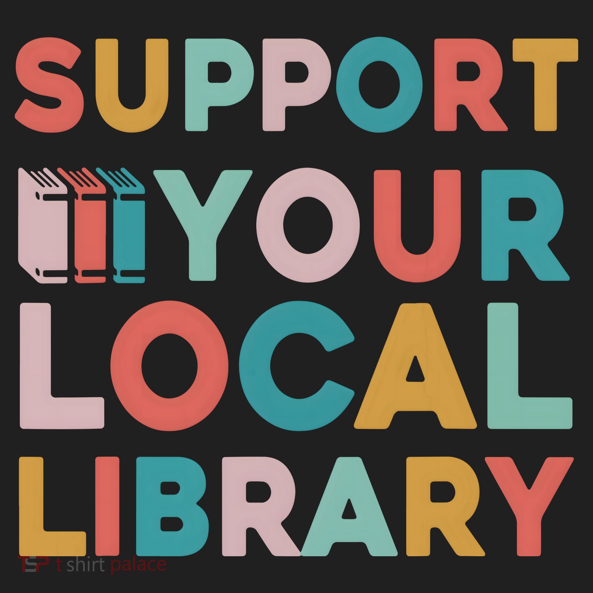 Support Your Local Library Book Lovers Librarian Retro Hat
