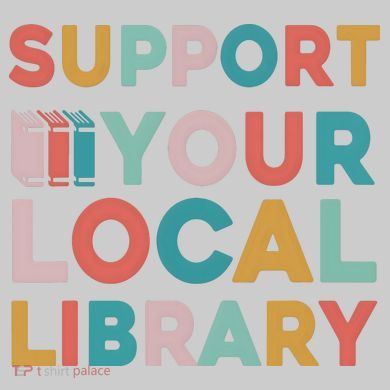 Support Your Local Library Book Lovers Librarian Retro T-Shirt