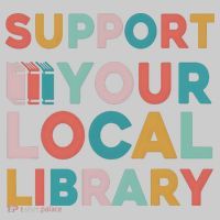 Support Your Local Library Book Lovers Librarian Retro Mousepad thumb 1