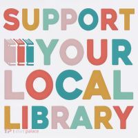Support Your Local Library Book Lovers Librarian Retro Comfort Colors Garment-Dyed Hooded Sweatshirt thumb 2