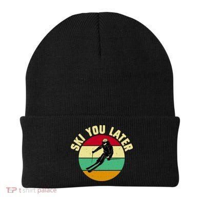 Ski You Later Funny Skiing Beanie