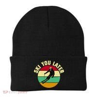 Ski You Later Funny Skiing Beanie thumb 0