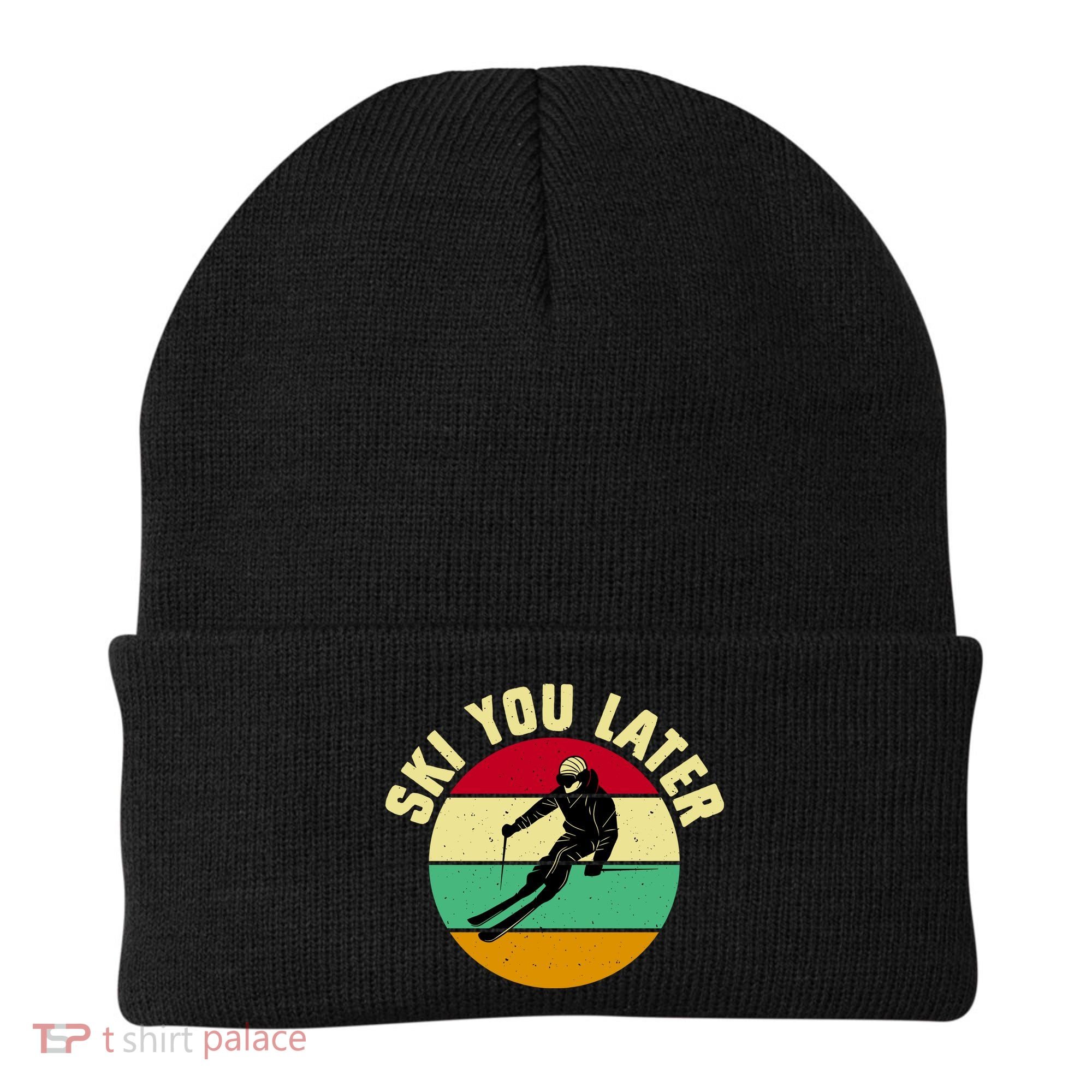 Ski You Later Funny Skiing Beanie