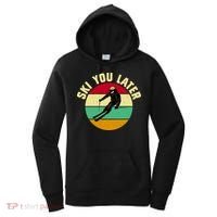Ski You Later Funny Skiing Women's Hoodie thumb 0