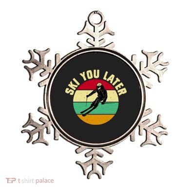 Ski You Later Funny Skiing Ornament