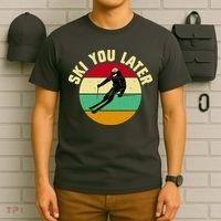 Ski You Later Funny Skiing T-Shirt thumb 6