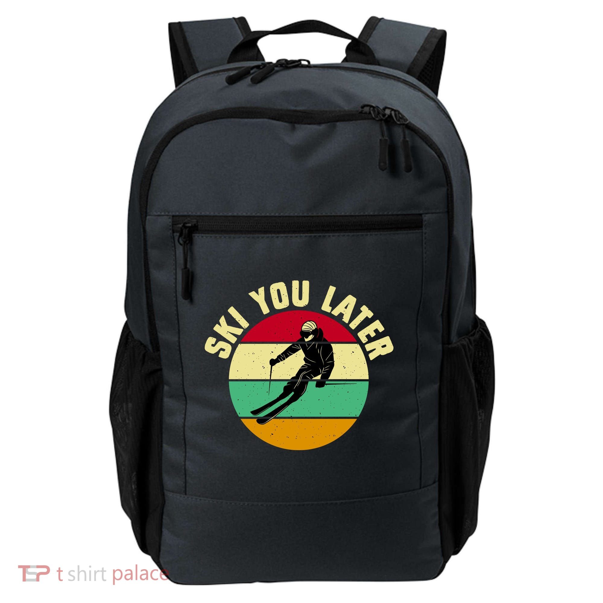 Ski You Later Funny Skiing Backpack