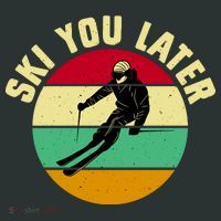 Ski You Later Funny Skiing Mousepad thumb 1