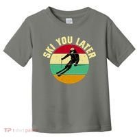 Ski You Later Funny Skiing Toddler T-Shirt thumb 0