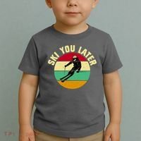 Ski You Later Funny Skiing Toddler T-Shirt thumb 2