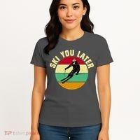 Ski You Later Funny Skiing Women's T-Shirt thumb 4
