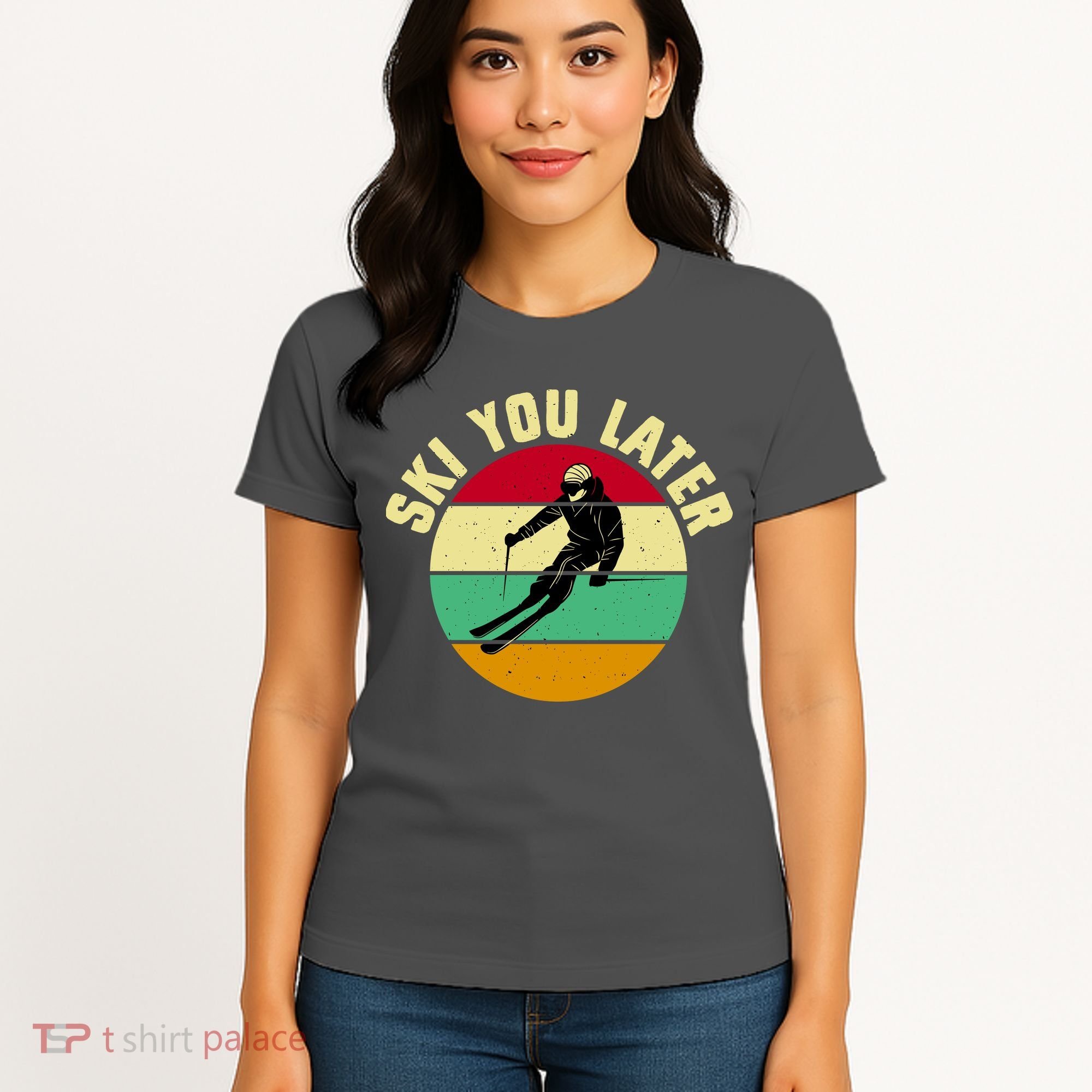 Ski You Later Funny Skiing Women's T-Shirt