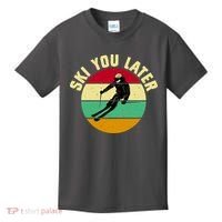 Ski You Later Funny Skiing Kids T-Shirt thumb 0