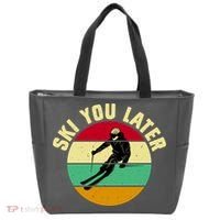 Ski You Later Funny Skiing Tote Bag thumb 0
