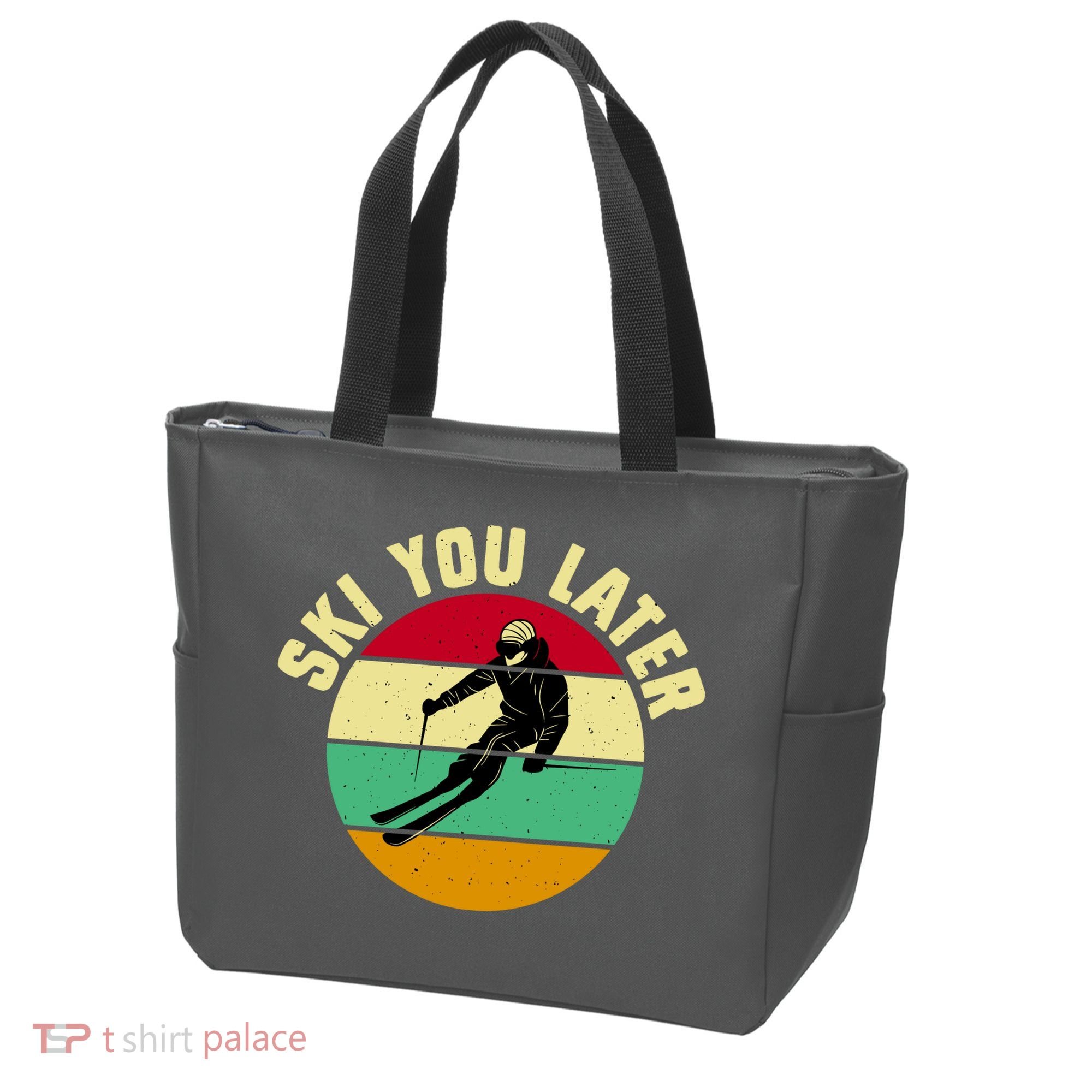Ski You Later Funny Skiing Tote Bag